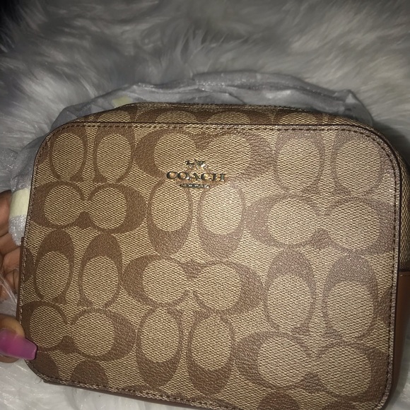 Coach Handbags - Coach Mini Camera Bag In Signature Canvas